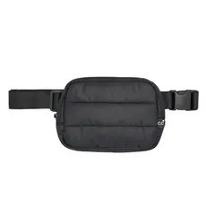 CC C.C SAC PUFFER PADDING FANNY PACK BLACK