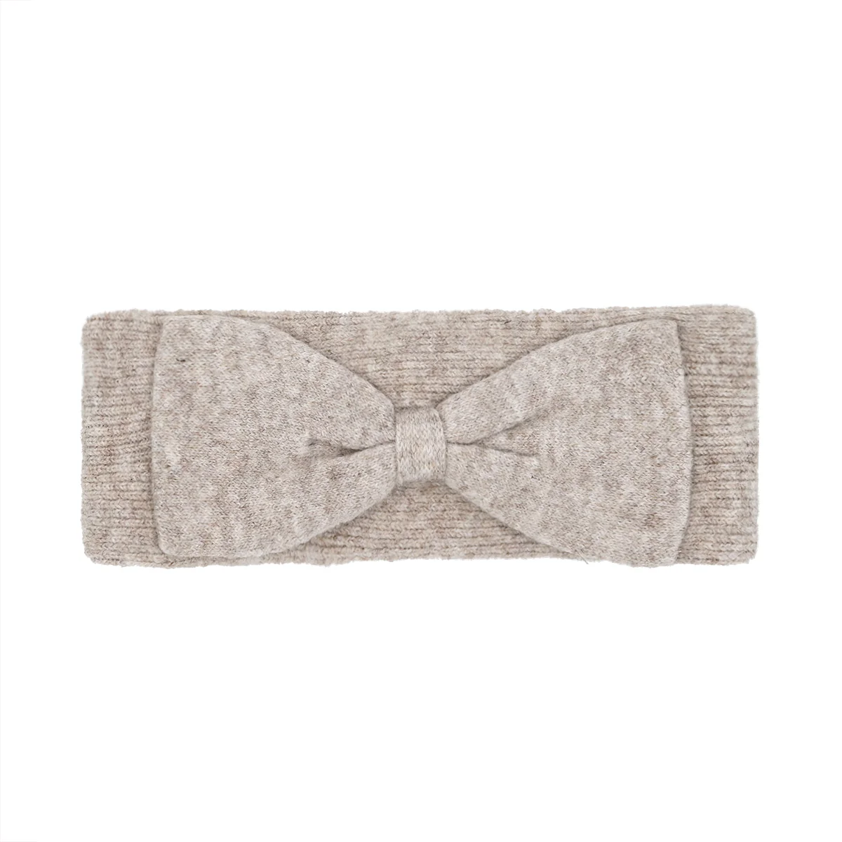 C.C BANDEAU KNIT BOW HWE0159 TAUPE