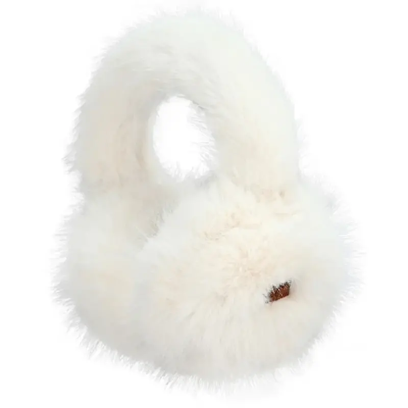 CC C.C LONG FUR EARMUFF IVOIRE