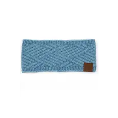 CC C.C BANDEAU KNITTED STRIPE CRISSCROSS STEEL BLUE MIX