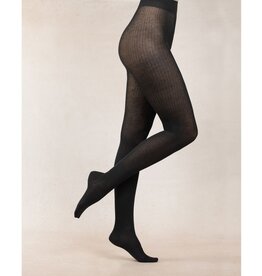 BLEU FORÊT BLEU FORET COLLANT MODAL CACHEMIRE A COTES NOIR