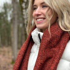 BALUCHON BALUCHON FOULARD INFINI UNISEXE T1824 ORANGE