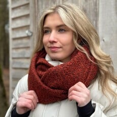 BALUCHON BALUCHON FOULARD INFINI UNISEXE T1824 ORANGE