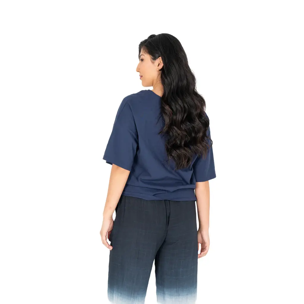 M MADE IN ITALY M MADE IN ITALY 10/31101W KNIT TOP MARINE