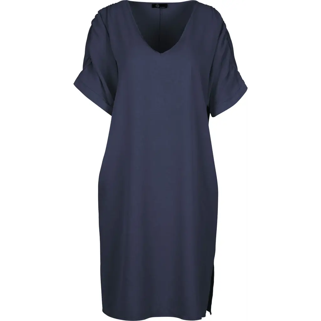 M MADE IN ITALY M MADE IN ITALY 19/12065W WOVEN DRESS MARINE