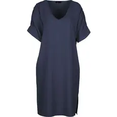 M MADE IN ITALY M MADE IN ITALY 19/12065W WOVEN DRESS MARINE