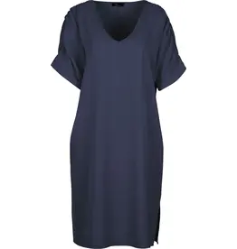 M MADE IN ITALY M MADE IN ITALY 19/12065W WOVEN DRESS MARINE