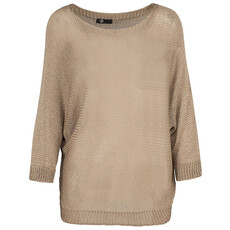 M MADE IN ITALY M MADE IN ITALY 33/1395W KNIT TOP LATTE