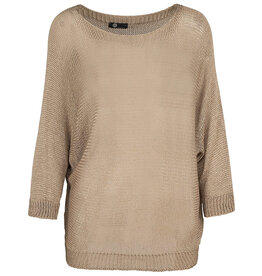 M MADE IN ITALY M MADE IN ITALY 33/1395W KNIT TOP LATTE