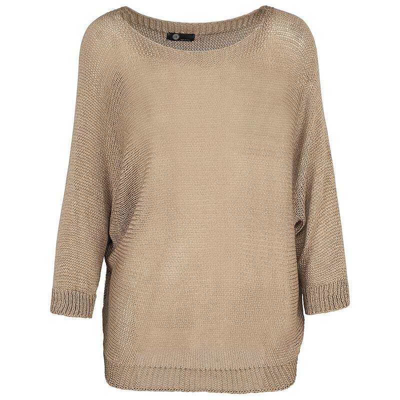 M MADE IN ITALY M MADE IN ITALY 33/1395W KNIT TOP LATTE