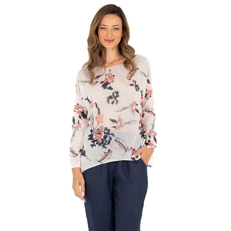 M MADE IN ITALY M MADE IN ITALY 33/9006W KNIT TOP SAKURA