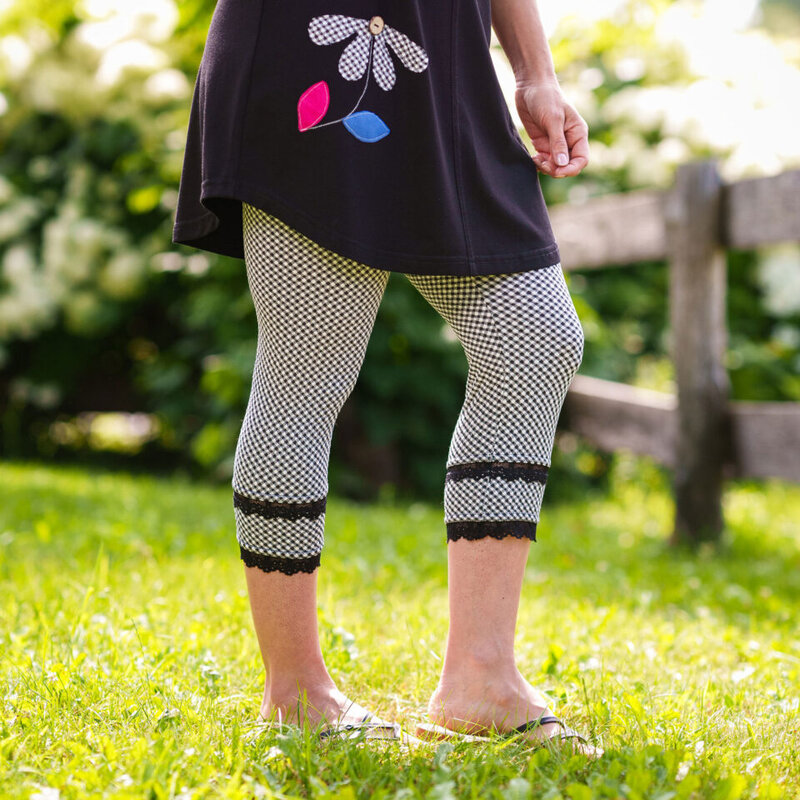 RIEN NE SE PERD TOUT SE CREE RIEN NE SE PERD LEGGING FLAMENCO VICHY