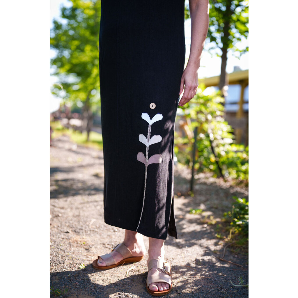 RIEN NE SE PERD TOUT SE CREE RIEN NE SE PERD ROBE CONTEMPORAINE NOIR