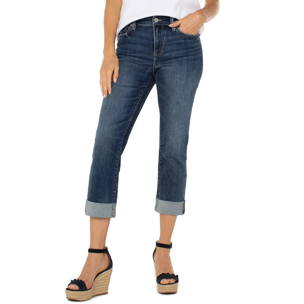 LIVERPOOL LIVERPOOL JEANS CHARLIE CROP WELLS