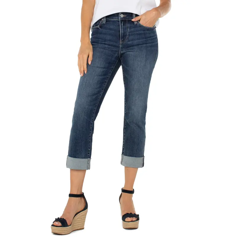 LIVERPOOL LIVERPOOL JEANS CHARLIE CROP WELLS