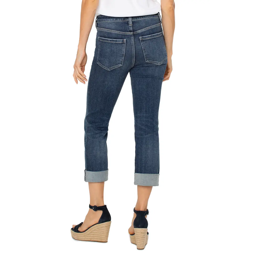 LIVERPOOL LIVERPOOL JEANS CHARLIE CROP WELLS