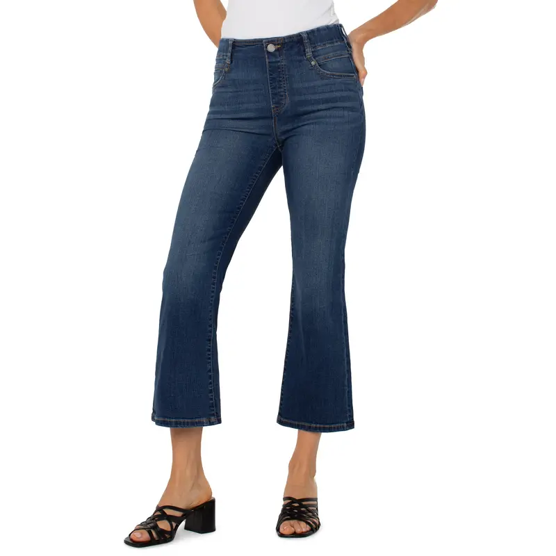 LIVERPOOL LIVERPOOL JEANS GIA GLIDER CROP FLARE BONELLI