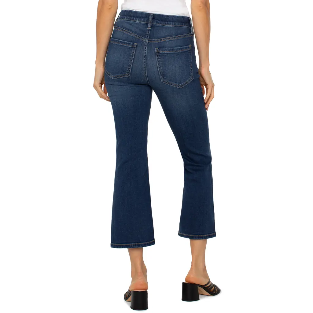 LIVERPOOL LIVERPOOL JEANS GIA GLIDER CROP FLARE BONELLI