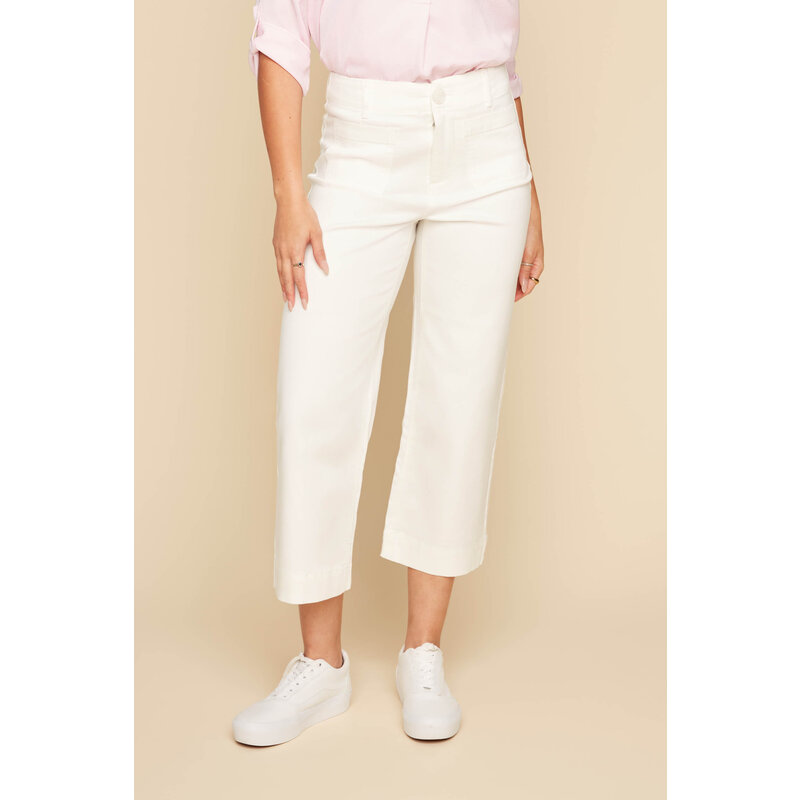 RENUAR RENUAR 25E PANTALON POCHES AVANT CREME