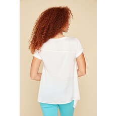 RENUAR RENUAR 25E HAUT M COURTES POINTES WHITE