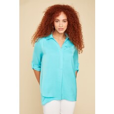 RENUAR RENUAR 25E BLOUSE AIRFLOW AQUA