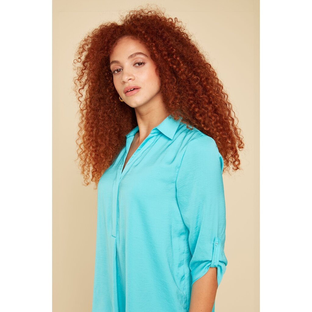 RENUAR RENUAR 25E BLOUSE AIRFLOW AQUA