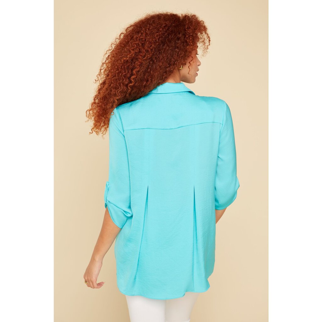 RENUAR RENUAR 25E BLOUSE AIRFLOW AQUA
