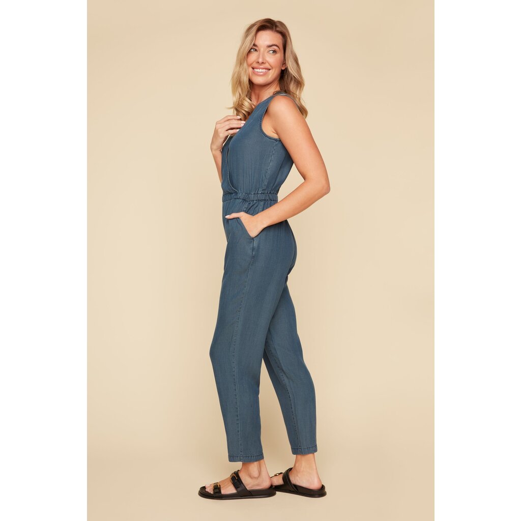 RENUAR RENUAR 25E JUMPSUIT TENCEL INK BLUE