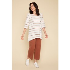 RENUAR RENUAR 25E TOP TRICOT MANCHES 3/4 RAYE COCO