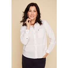 RENUAR RENUAR 25E CHEMISE MANCHES LONGUES WHITE
