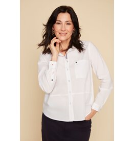 RENUAR RENUAR 25E CHEMISE MANCHES LONGUES WHITE