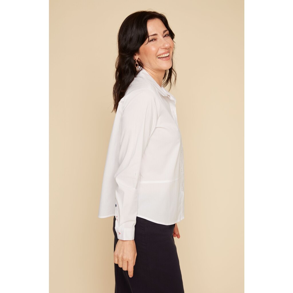 RENUAR RENUAR 25E CHEMISE MANCHES LONGUES WHITE