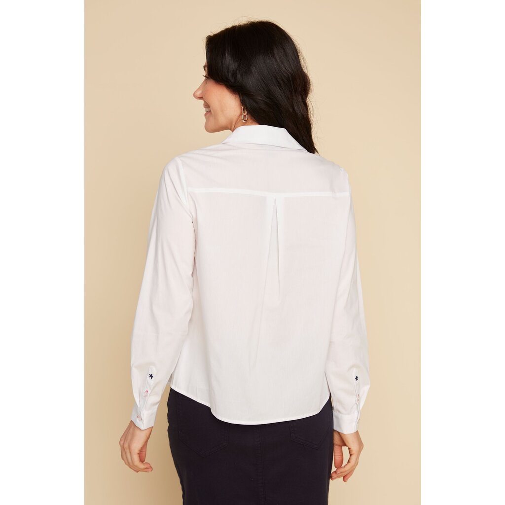 RENUAR RENUAR 25E CHEMISE MANCHES LONGUES WHITE