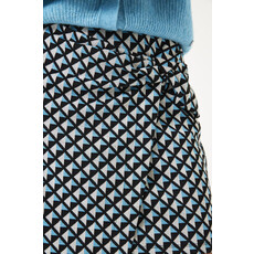 GARCIA GARCIA JUPE X40120 NOIR/AQUA MOTIFS