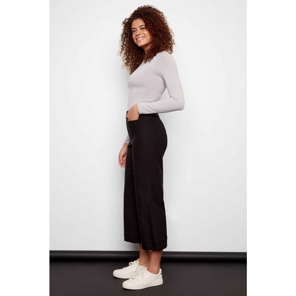 I LOVE TYLER MADISON TYLER MADISON 426014 PANTALON WIDE LEG BLACK