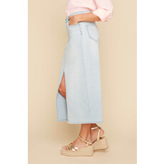 RENUAR RENUAR 25E JUPE LONGUE BLEACHED WASH