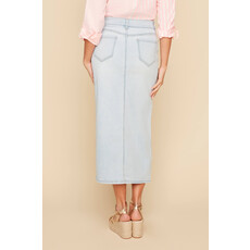 RENUAR RENUAR 25E JUPE LONGUE BLEACHED WASH
