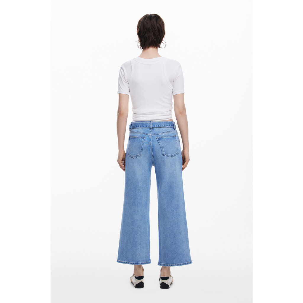 DESIGUAL DESIGUAL JEANS OHIO BLEU/FLEURS