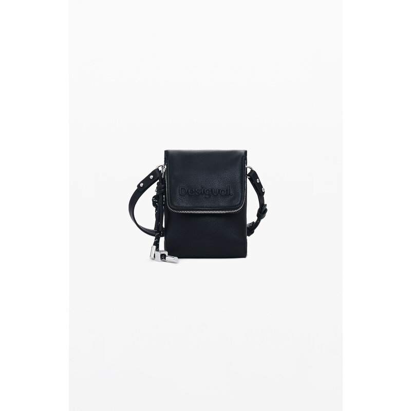 DESIGUAL DESIGUAL SAC HALF PHONE BLACK
