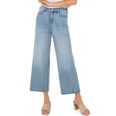 LIVERPOOL LIVERPOOL JEANS STRIDE HI-RISE CROP WIDE LEG WEIR+AC0-CANYON