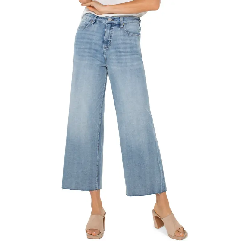 LIVERPOOL LIVERPOOL JEANS STRIDE HI-RISE CROP WIDE LEG CANYON