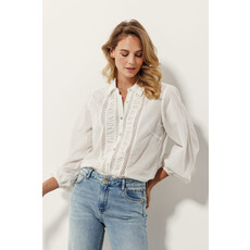 TRAMONTANA GARCIA A0615301 BLOUSE DETAIL OFFWHITE