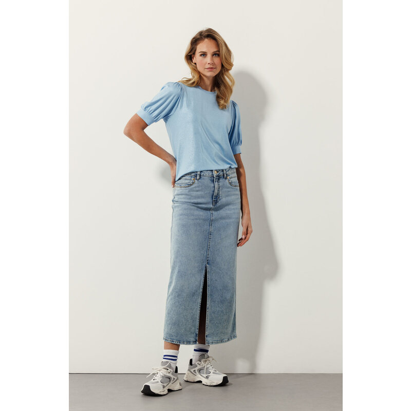 TRAMONTANA TRAMONTANA D0515401 TOP M BOUFFANTES BLEU CIEL