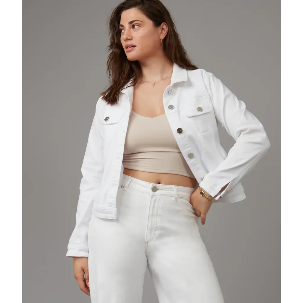 LOLA JEANS LOLA JEANS JACKET DENIM GABRIELLA WHITE