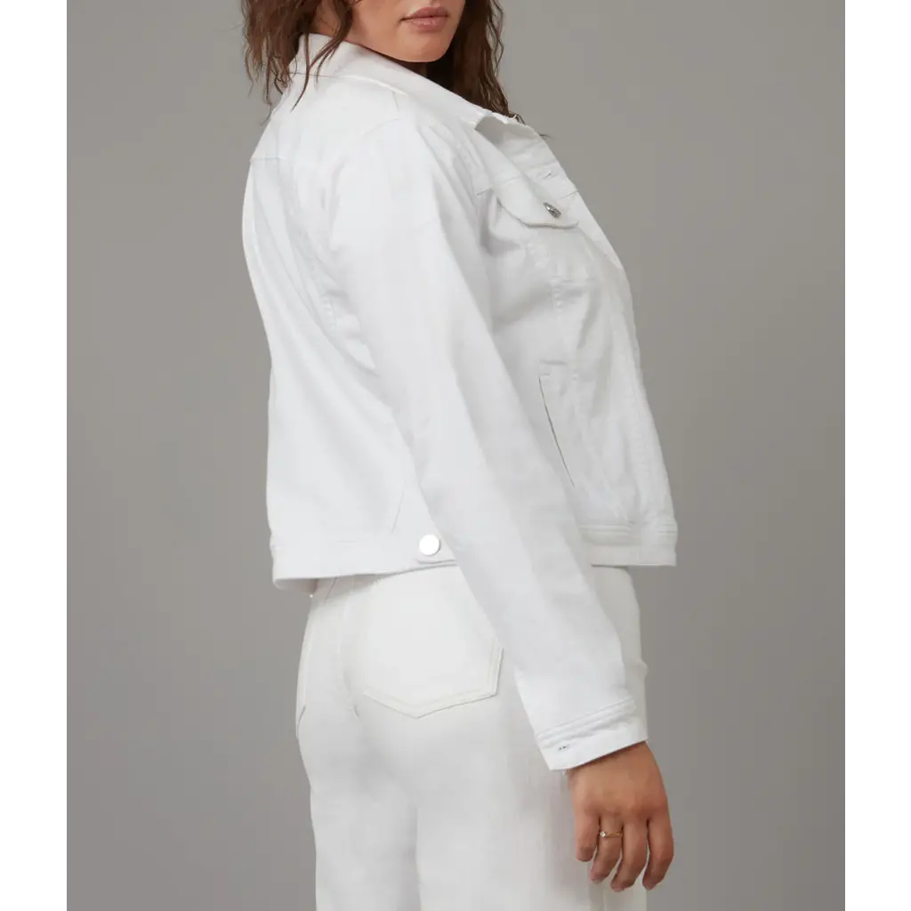 LOLA JEANS LOLA JEANS JACKET DENIM GABRIELLA WHITE