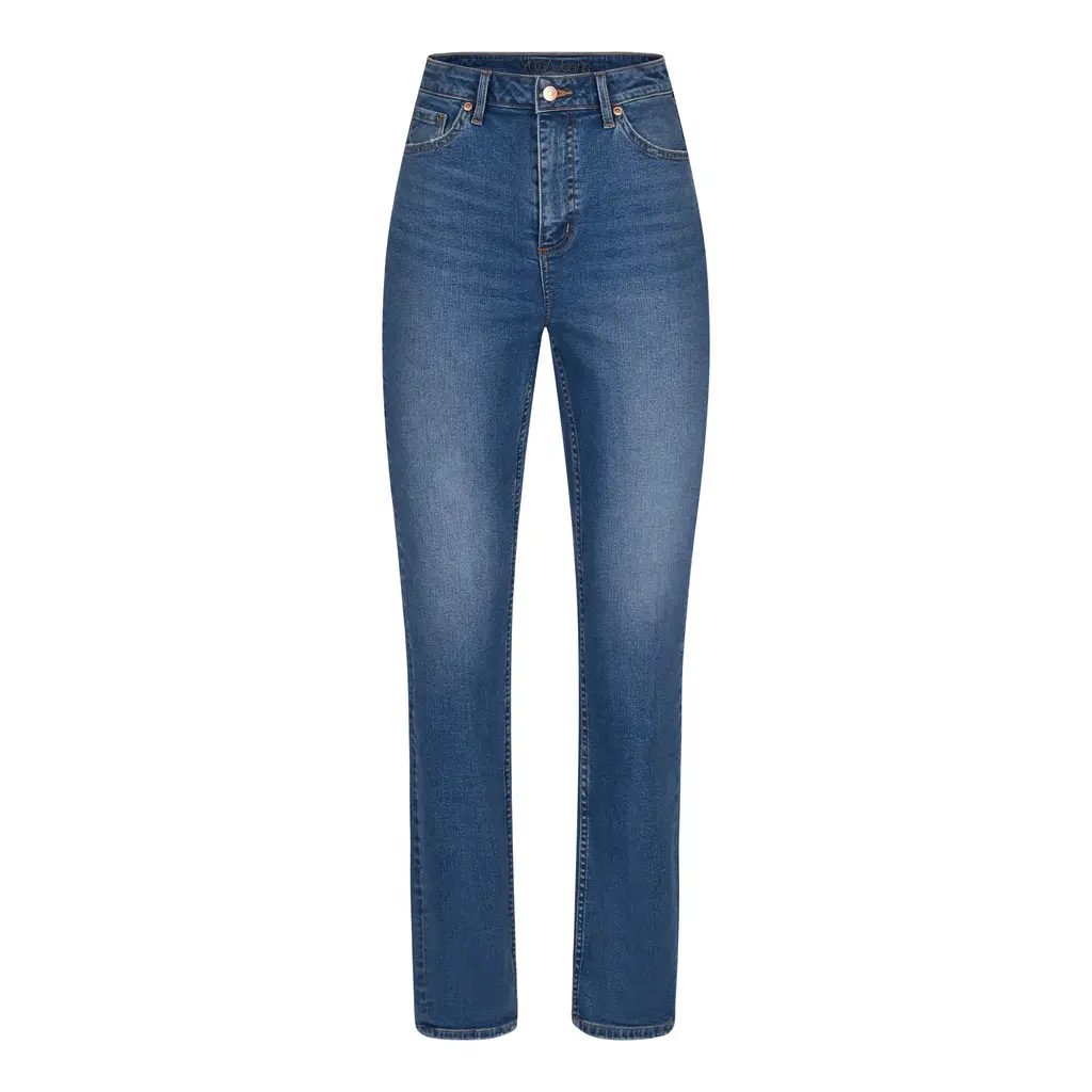 YOGA JEANS YOGA JEANS 2735 EMILY SLIM HIGH RISE 30'' DENIM BLUE