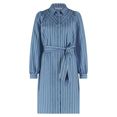 TRAMONTANA TRAMONTANA 25E ROBE STRIPED LIGHT BLUE DENIM
