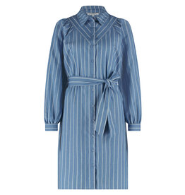 TRAMONTANA TRAMONTANA 25E ROBE STRIPED LIGHT BLUE DENIM