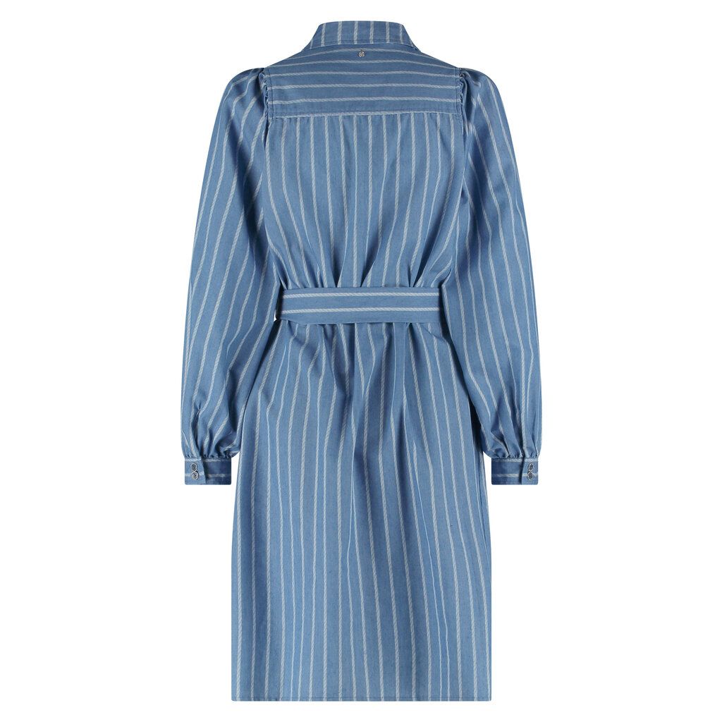 TRAMONTANA TRAMONTANA 25E ROBE STRIPED LIGHT BLUE DENIM