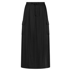 TRAMONTANA TRAMONTANA 25E JUPE CARGO SATIN NOIR